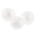 Amscan Fluffy Decorations, 12" x 12", White, Pack Of 3 Decorations 1 thumbnail image