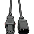 Eaton Tripp Lite Series Power Extension Cord, Locking C13 to C14 PDU Style - 10A, 250V, 18 AWG, 2 ft. (0.61 m) - P004L02 1 thumbnail image