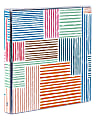 Office Depot® Brand Fashion 3-Ring Binder, 1" Round Rings, Multicolor Geo 1 thumbnail image