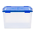 Iris® 74 Qt [18.5 GAL] Element Resistant Ultimate Clear Storage Box 1 thumbnail image