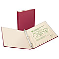 Avery® Recyclable Binder With EZ-Turn™ Rings, 1" Rings, 100% Recycled, Red