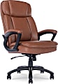 Serta® Big And Tall Ergonomic Bonded Leather High-Back Office Chair, Cognac/Black 1 thumbnail image