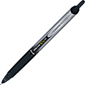 Pilot® PRECISE® Retractable Pens, Bold Point, 1.0mm, Silver/Black Barrels, Black Ink, Pack Of 12 Pens 1 thumbnail image
