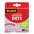 Scotch® Permanent Adhesive Dots, Small Craft, Pack Of 300