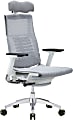 Raynor® Powerfit Ergonomic Mesh High-Back Executive Office Chair, Gray/White 1 thumbnail image