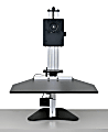Ergo Desktop Electric Kangaroo Pro Stand, 27 1/2"H x 28"W x 28"D, Black, Standard Delivery 1 thumbnail image