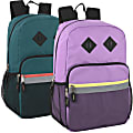 Summit Ridge Reflective Backpacks With Pockets, Lavender/Green, Pack Of 24 Backpacks 1 thumbnail image