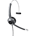 Cisco 521 Headset - Mono - Mini-phone (3.5mm) - Wired - 90 Ohm - 50 Hz - 18 kHz - Over-the-head - Monaural - Supra-aural - Uni-directional, Electret, Condenser Microphone