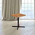 Flash Furniture Square Butcher Block-Style Table Top, 24", Natural 1 thumbnail image