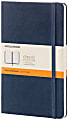 Moleskine Classic Hard Cover Notebook, Pocket, 3.5” x 5.5”, Ruled, 192 Pages, Sapphire Blue