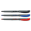 Bic Micro Point Roller Pens, 0.5mm Point, Blue Ink/Dark Grey Barrel 1 thumbnail image