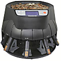 Steelmaster C200 Coin Sorter All-in-one - 2000 Coin Capacity - Counts 300 coins/min - Sorts - coins/minBlack 1 thumbnail image