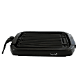 MegaChef 995101714M Dual Surface Reversible Indoor Grill And Griddle, Black
