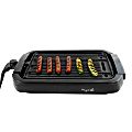 MegaChef 995101714M Dual Surface Reversible Indoor Grill And Griddle, Black