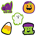 Carson Dellosa Education Halloween Mini Cut-outs - Learning, Fun, Halloween Theme/Subject - 7, 7, 7, 7, 8 (Cat, Monster, Pumpkin, Ghost, Candy Corn) Shape - 2" Height x 3" Width x 3" Length - Multicolor - 36 / Pack