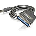 IOGEAR USB to IEEE-1284 Bi-directional Printer Adapter Cable, 6'