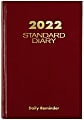 AT-A-GLANCE® Standard Daily Diary, 5-3/4" x 8-1/4", Red, January To December 2022, SD38913