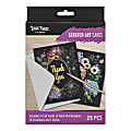 Brea Reese® Scratch Art Card Kit, A2 (4-1/4" x 5-1/2"), Floral Designs, Kit Of 25 Pieces 1 thumbnail image