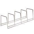 Better Houseware 4-Section Plate Rack, 4-3/4"H x 4-3/4"W x 15"D, Gray 1 thumbnail image