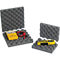 Office Depot® Brand Convoluted Foam Sets, 2"H x 24"W x 24"D, Charcoal, Case Of 6