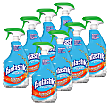 Fantastik® All-Purpose Cleaner With Bleach Spray, Fresh Clean Scent, 32 Oz Bottle, Clear, Case Of 8