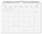 2023-2024 Office Depot® Brand Fashion Monthly Academic Wall Calendar, 11" x 8", Simple Chic, July 2023 to June 2024, NW118522SC 1 thumbnail image