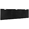 Mount-It! MI-7251 Under Desk Privacy Panel, 15" x 60", Black 1 thumbnail image