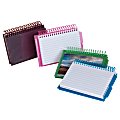 Oxford® Poly Spiral View-Front Index Cards, 3" x 5", Blue/Brown/Green/Pink, Pack Of 50 1 thumbnail image