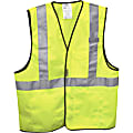 3M Class 2 Polyester Safety Vest, One Size, Yellow/Silver 1 thumbnail image