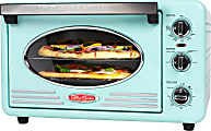 Nostalgia Electrics Retro 12-Slice Convection Toaster Oven, Aqua