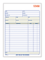 Tops Sales Order Book, 5 1/2" x 8 3/8", 3-Part, White/Canary/Pink, Book Of 50 Sheets 1 thumbnail image
