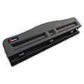 SKILCRAFT® Light-Duty 3-Hole Punch, 10-Sheet Capacity, Black/Metallic (AbilityOne 7520-01-620-3827) 1 thumbnail image