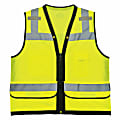 Ergodyne GloWear Safety Vest, Heavy-Duty Mesh, Type-R Class 2, Small/Medium, Lime, 8253HDZ