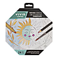 Vivid by Brea Reese® Shaped Mixed Media Paper Pad, 8-1/2" x 9-1/2", Octagon, Pad Of 24 Sheets 1 thumbnail image