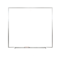 Ghent M2 Non-Magnetic Dry-Erase Whiteboard, 48 1/2" x 48 1/2", Satin Aluminum Frame