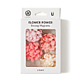 U Brands Mini Flower Magnets, 1/8" x 1", Assorted Colors, Pack of 4 Magnets