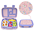 Bentgo Kids Lunch Box, 2"H x 6-1/2"W x 8-1/2"D, Carousel Unicorns 1 thumbnail image