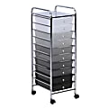 Honey Can Do 10-Drawer Rolling Cart, 38-1/8”H x 15-5/16”W x 15-5/16”D, Multicolor 1 thumbnail image