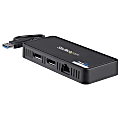StarTech.com USB 3.0 Mini Dock - Dual Monitor USB Type-A Laptop Docking Station - DisplayPort 4K 60Hz & Gigabit Ethernet - 1' (30cm) cable 1 thumbnail image