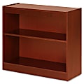 Lorell® Veneer 30"H 2-Shelf Bookcase, Cherry