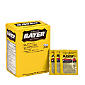 Bayer® Aspirin, 2 Tablets Per Packet, Box Of 50 Packets 1 thumbnail image