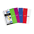 Five Star® Notebook, 9 1/2" x 7 1/4", 5 Subjects, College Ruled, 180 Sheets, Assorted Colors (No Color Choice) - 1 Notebook