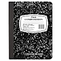 Mead® Composition Book, 7-1/2" x 9-3/4", 100 Sheets, Black Marble