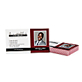 Custom Full-Color Luxury Heavy Weight Color Core Business Cards, Red Core, Square Corners, 1-Side, Box Of 50 1 thumbnail image