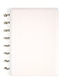 TUL™ Custom Note-Taking System Notebook, 6 3/4" x 8 3/4, Junior Size, Narrow Ruled, 60 Pages (30 Sheets), Pearl White
