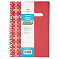 Mead® Jean Chatzky Undated Expense Planner, 6" x 8 1/2", Red/White 1 thumbnail image
