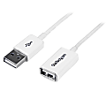 StarTech.com 1m White USB 2.0 Extension Cable A to A - M/F 1 thumbnail image