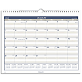 2024 AT-A-GLANCE® Multi-Schedule Vertical Monthly Wall Calendar, 15" x 12", January to December 2024, PM22MS28