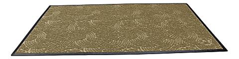 Waterhog Plus Swirl Floor Mat, 24" x 36", Khaki