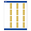 Avery® Print-To-The-Edge Labels & Sure Feed®, S00-DKC-PRWMP10, 2" x 2", Matte White, Preprinted Double Dipped Gold Edge Design, Pack Of 120 1 thumbnail image